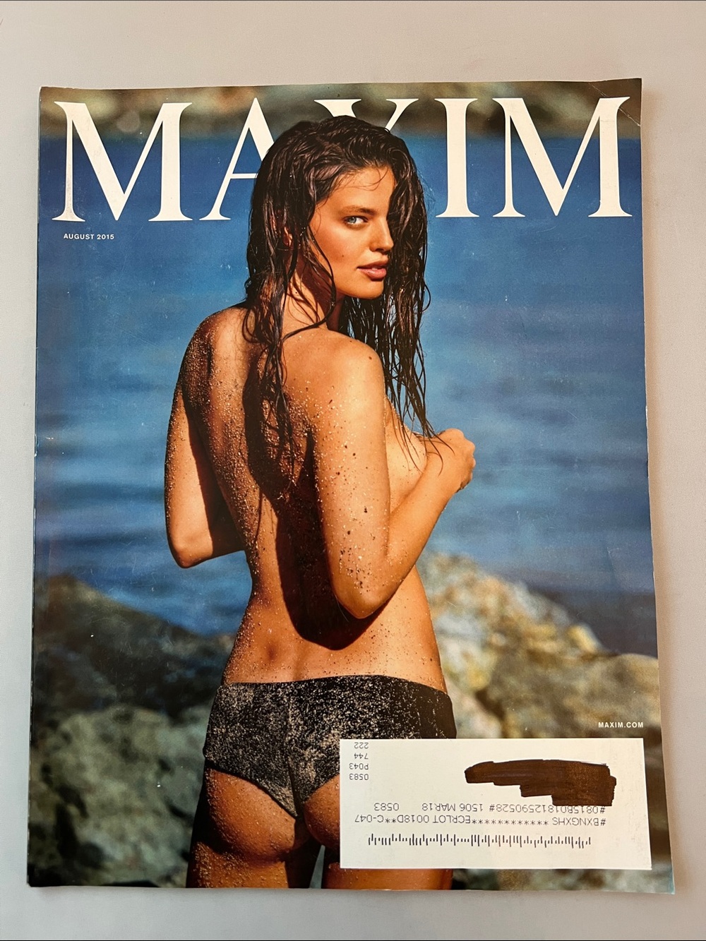 Maxim Magazine - Cover Emily DiDonato - August 2015 - Issue 205